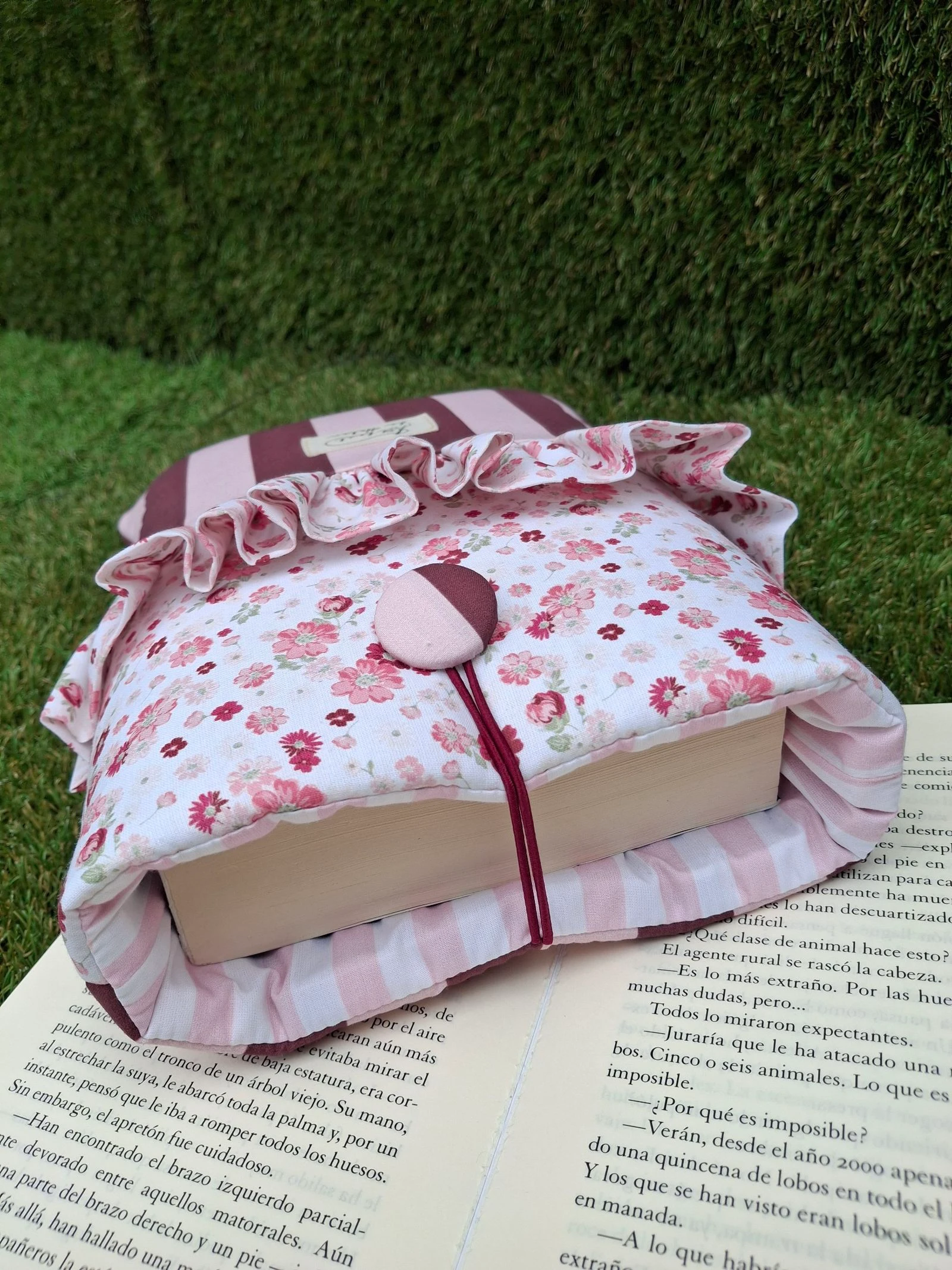 Célula para livro acolchoada feita à mão – photo 2